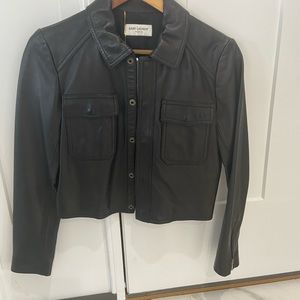 never worn Black St Laurant Jacket